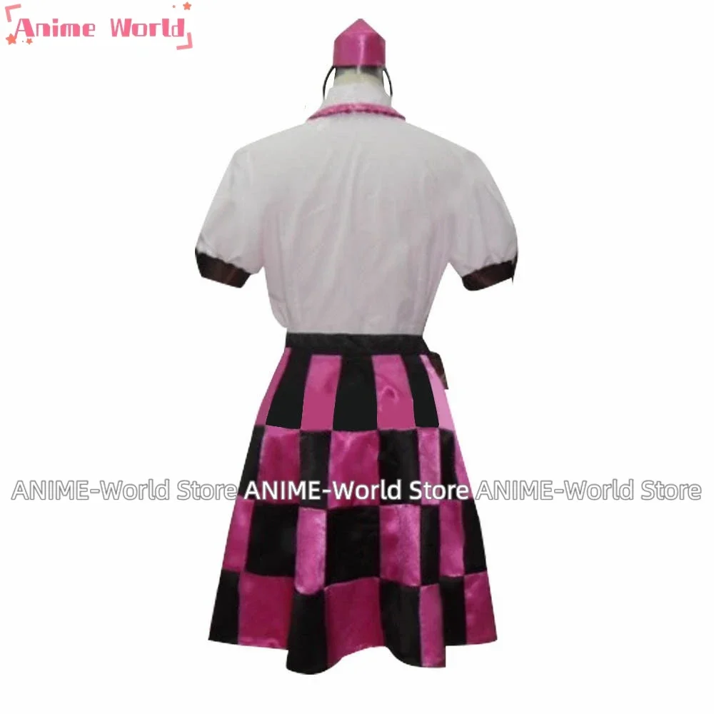 《Custom Size》Touhou Project Himekaidou Hatate Dress Girl Cosplay Costume Cute Sailor Dress Suit Halloween Party Outfits