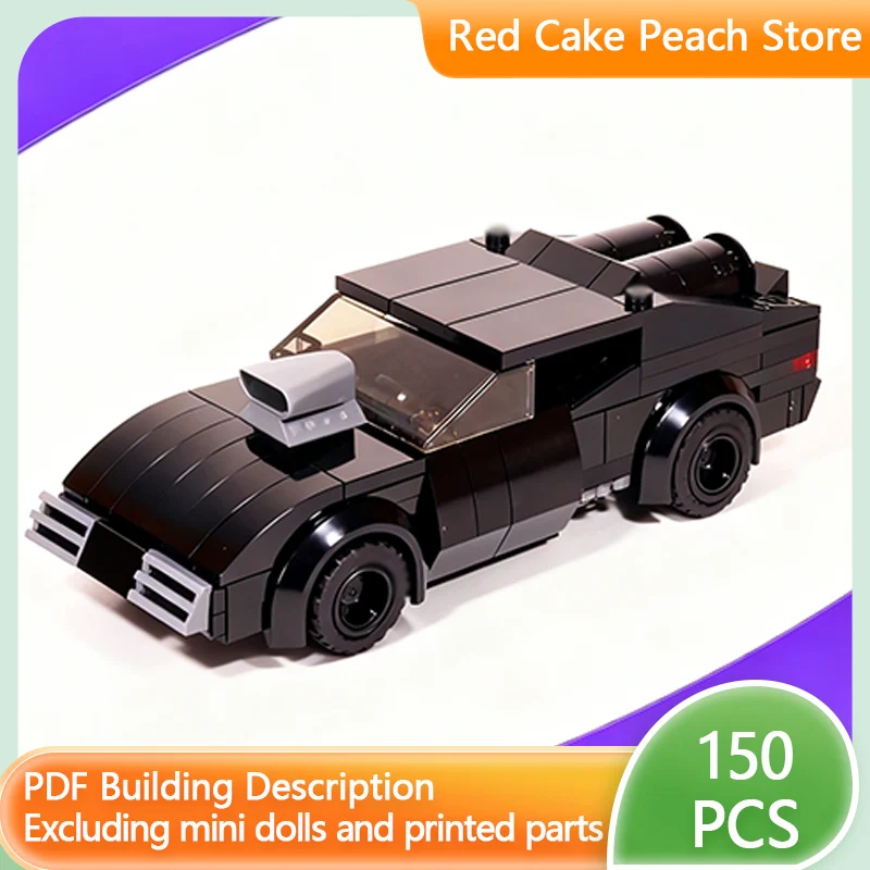 

Popular Movie Model MOC Building Bricks 2 Door Top Tier Sports Car Modular Technology Children Holiday Gifts Assemble Toys Suit