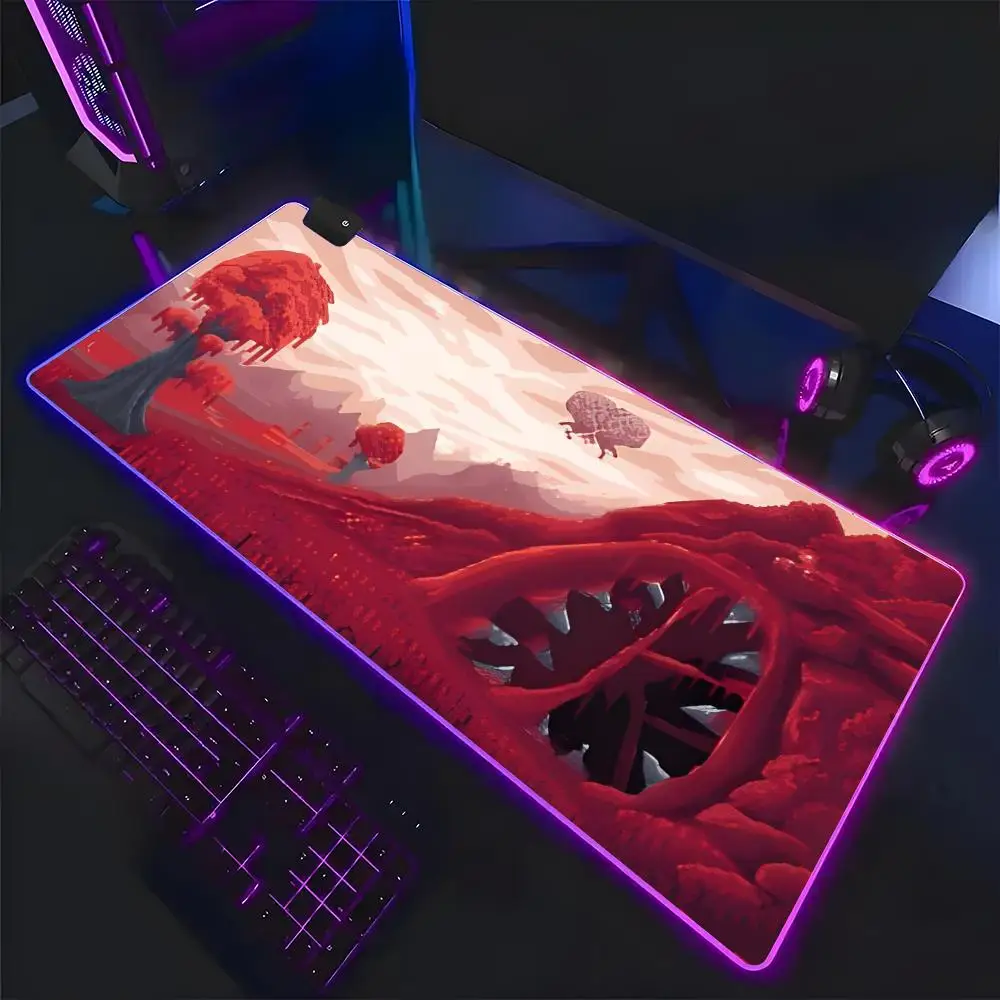 

anime T-terrariaes Mouse Pad Mousepad Large Gaming LockEdge Thickened Computer Keyboard Table Desk Mat