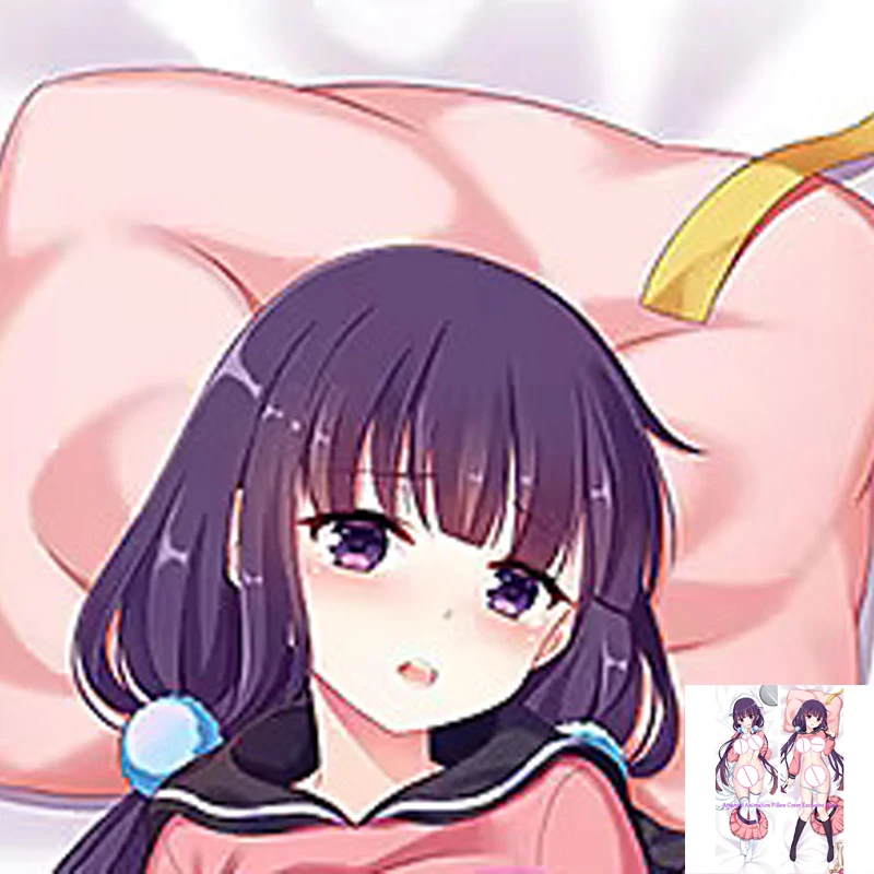 

Anime Pillow Cover Dakimakura Sakuranomiya Maika 2 Side Printed Hugging Body Pillowcase Cushion Cover Bedding Decor
