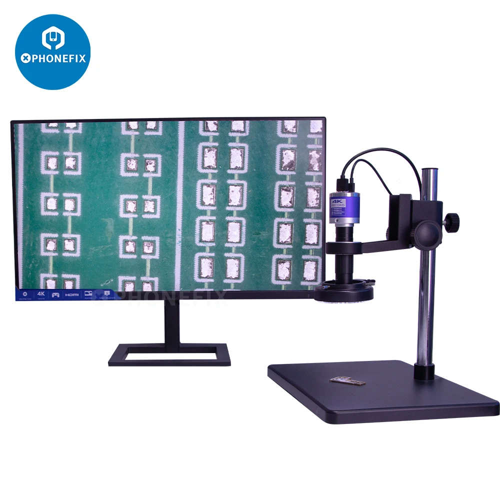 130X Zoom C-Mount Objective Lens Adjustable Magnification For HDMI VGA USB Industrial Microscope Camera PCB Soldering Repair