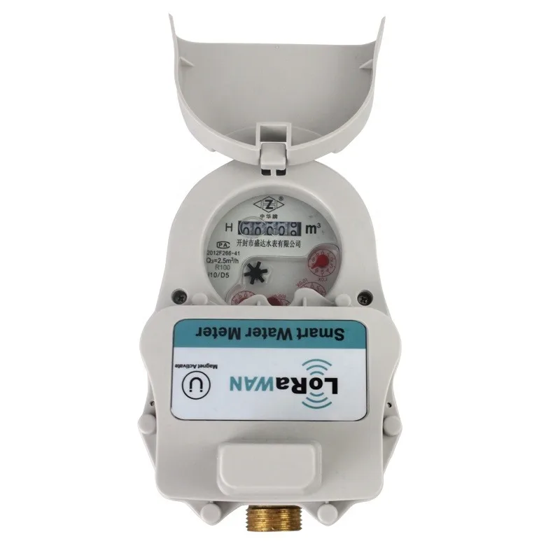 Wireless smart lorawan water meter 868mhz or other frequency