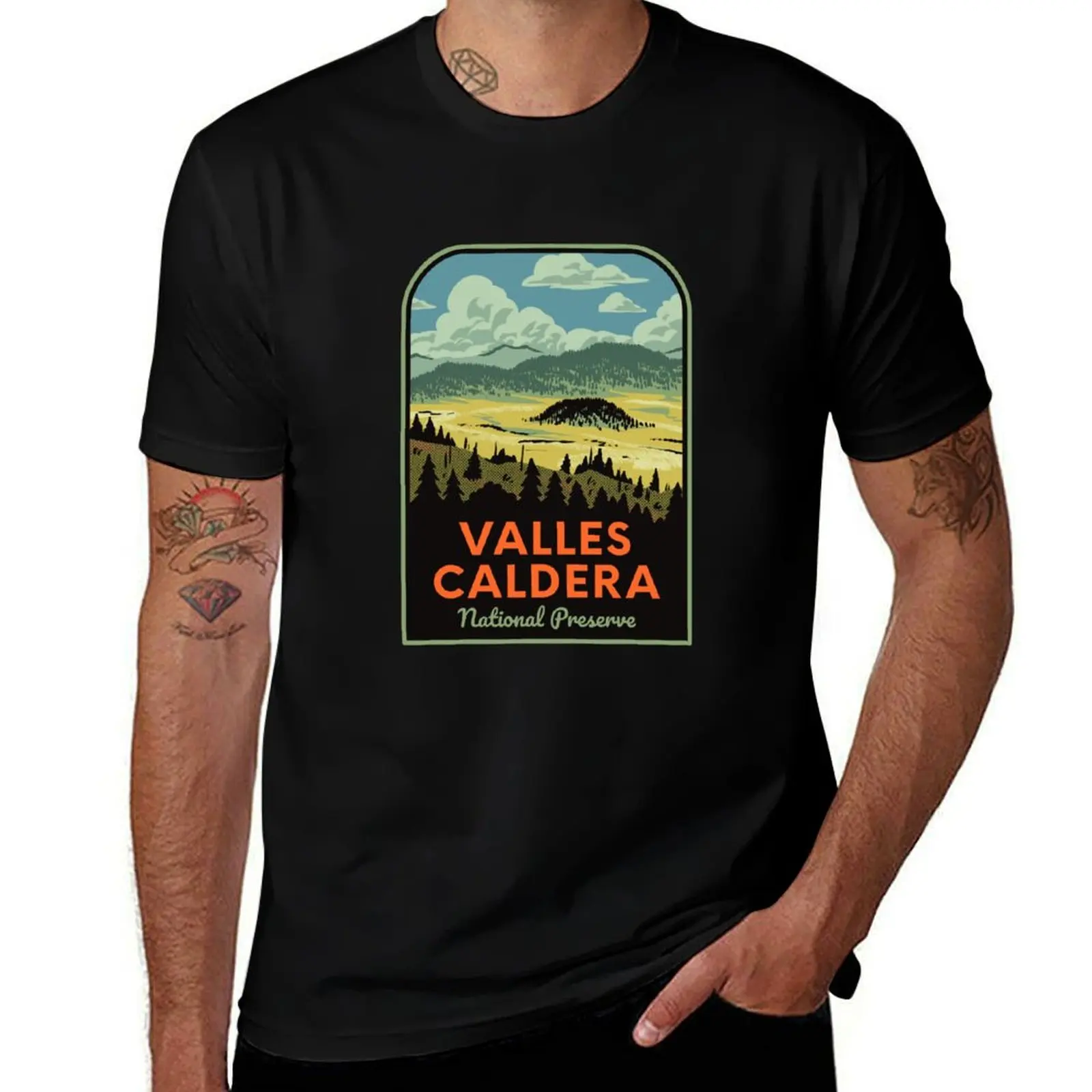

Valles Caldera National Preserve NM T-Shirt Short sleeve tee graphic shirts T-shirts oversize clothes clothing for men