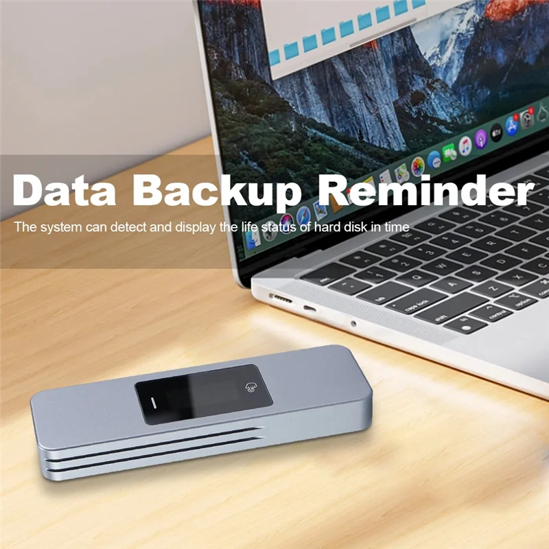 

Qy-M-Key M. 2 Nvme NGFF Чехол для внешнего жесткого диска 10 Гбит/с HDD SSD Коробка для жесткого диска M. 2 SSD Корпус с экраном дисплея