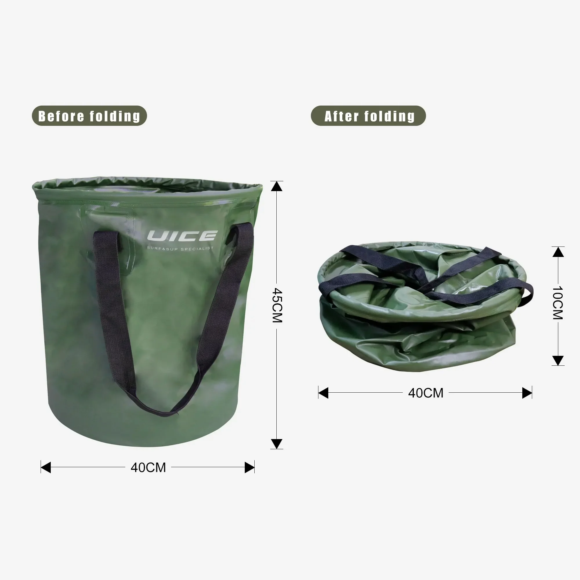 Surfboard Bag Wetsuit Changing Mat Diving Suit Change Bucket Outdoor Foldable Surfers Diving Suit Changing Carrying Bag