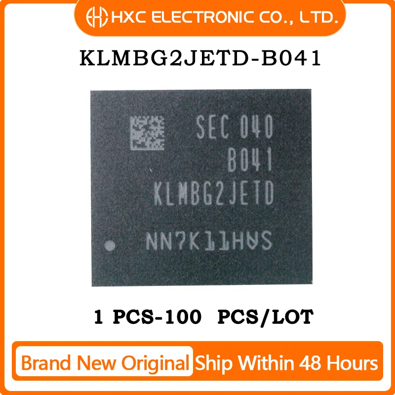 1PCS/20PCS/100PCS KLMBG2JETD-B041 EMMC 32G mobile phone hard drive, font memory chip. Package BGA-153