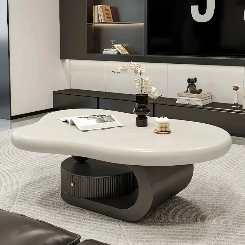 

Design Decoration Coffee Table Storage Beauty Drawers Luxury Coffee Table Unique Modern Table Basse De Salon Home Furniture
