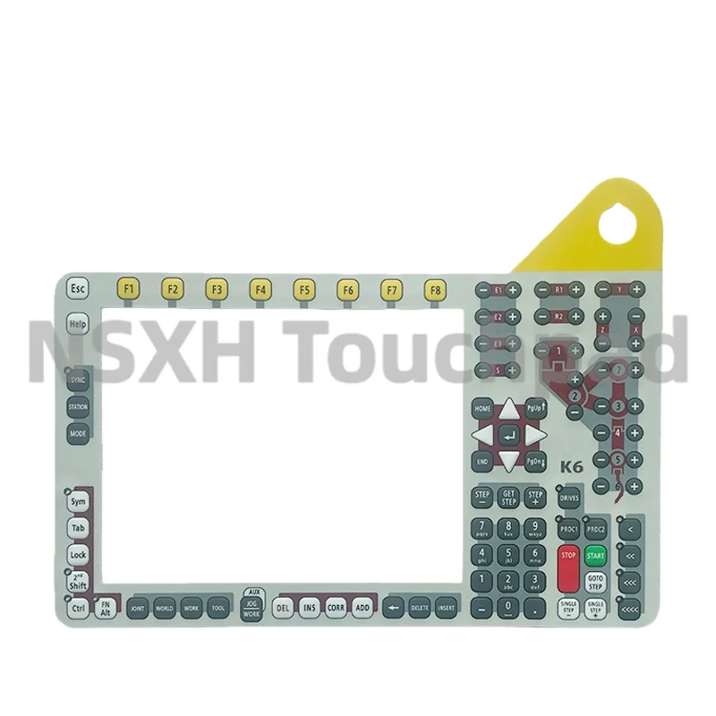 

New For K6 HMI K6 22B200 PLC Membrane Keyboard Button Keypad Touch Screen Glass