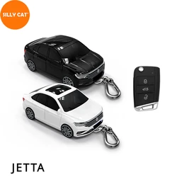 Car Model Shape Car Key Fob Case Cover Protect Suit For Volkswagen Suit For VW JETTA Plastic Model Key Fob Cover