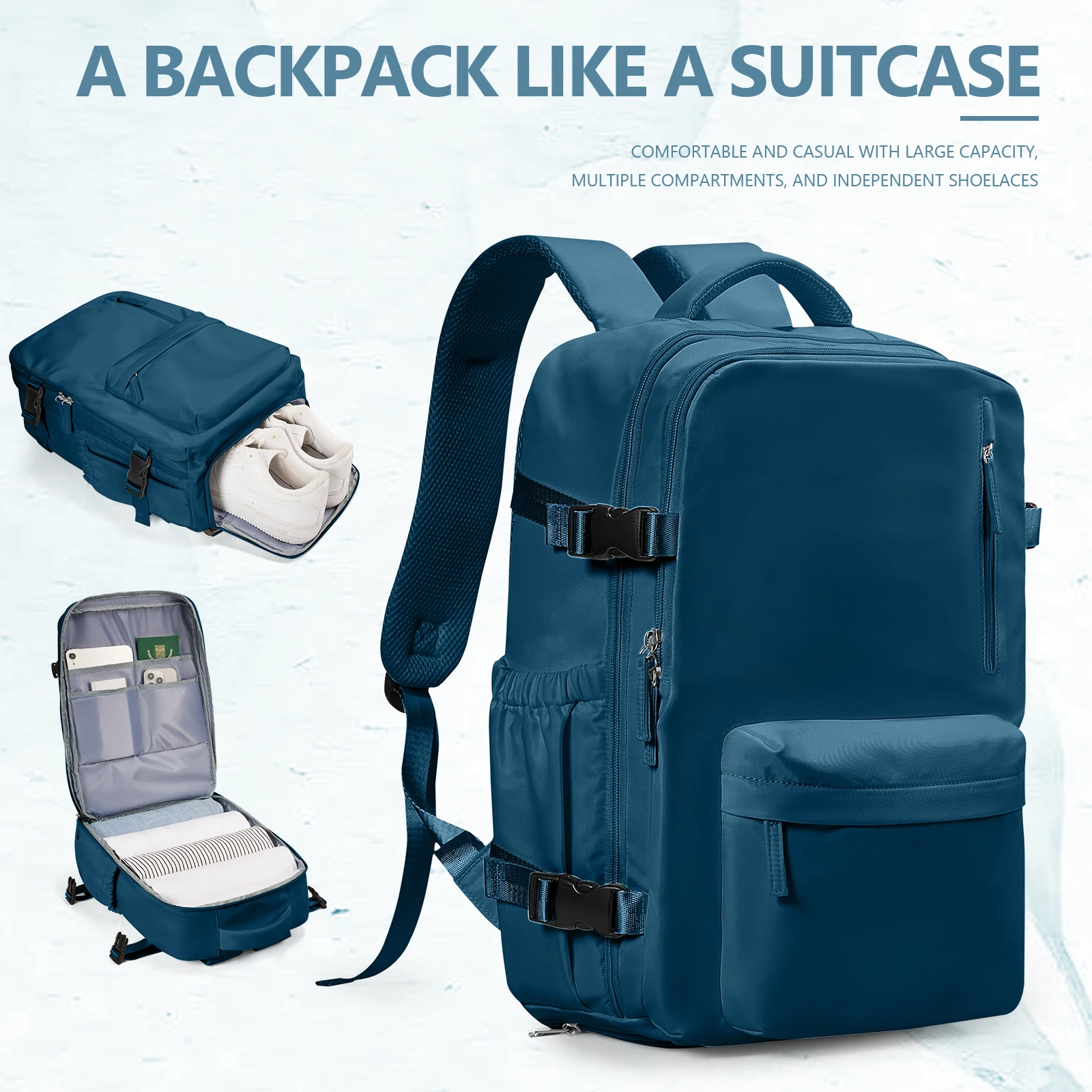 

Рюкзак Carry on Cabin Wizzair 40x30x20, деловая сумка для ноутбука, студенческий дорожный рюкзак, водонепроницаемый женский и мужской рюкзак для ручной клади