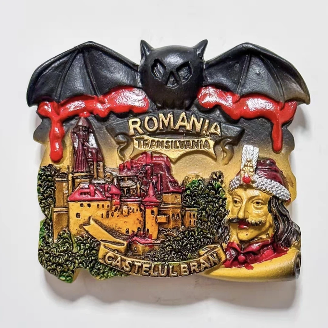 Europe Romania 3D Fridge Magnets Tourism Souvenir Refrigerator Magnets Sticker Collection Handicraft Decoration Articles