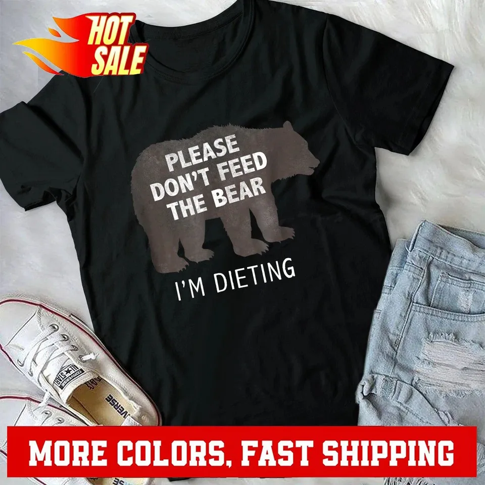 Bitte füttern Sie den Bären nicht, ich bin das Diät Unisex-T-Shirt