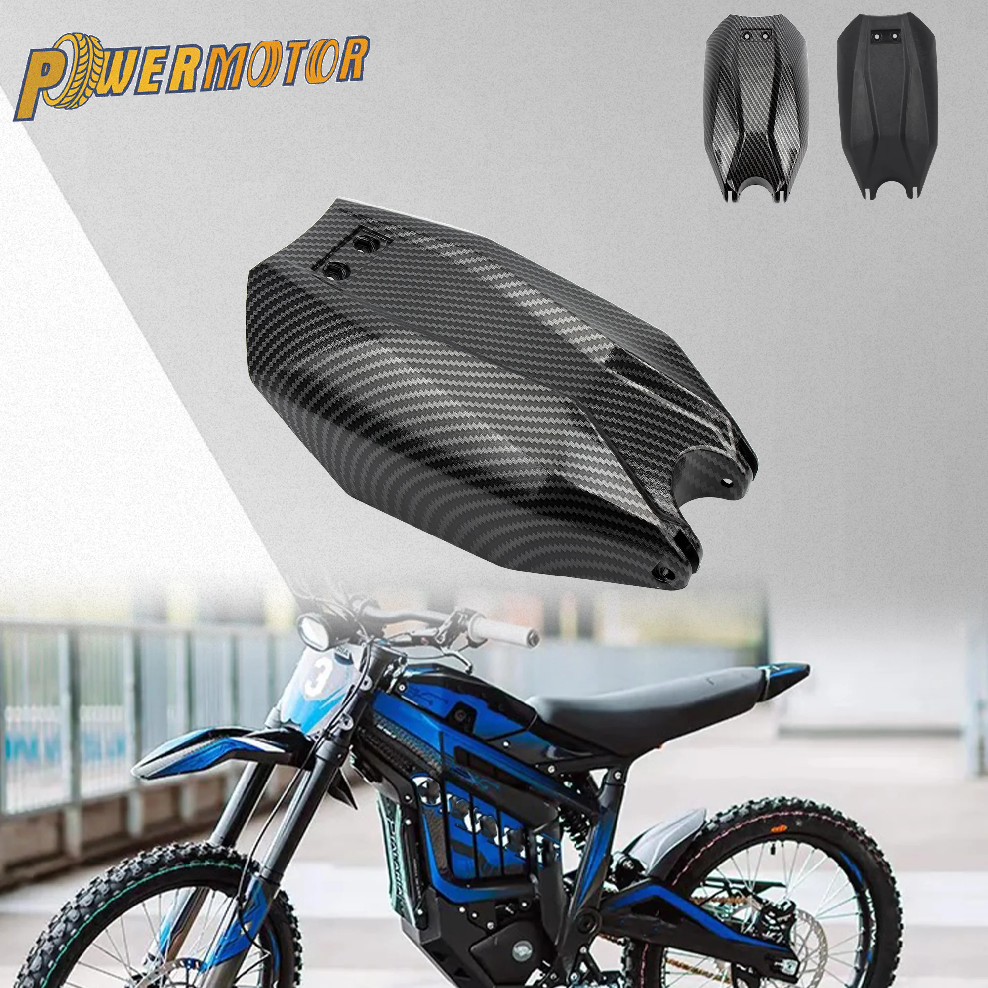For Talaria Sting MX3/MX4 Electric Bike Plastic Battery Cover Fairing Motorcycle Carbon Fiber Dirt Pit Bike Accessories Refit
