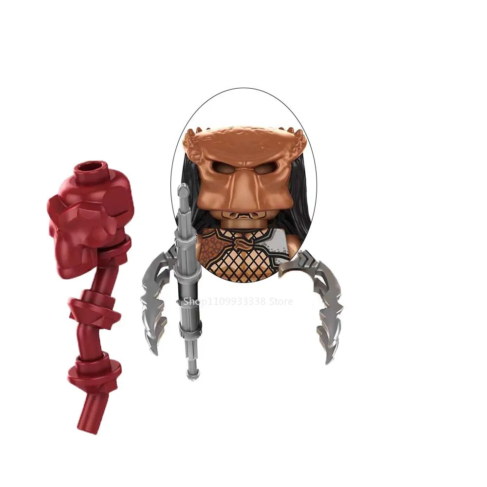 Predator Alien Collection Building Blocks Dek Xiya Mini Movable Model Assemble Compatible Action Figures Puzzle Bricks Toy Gifts view 2