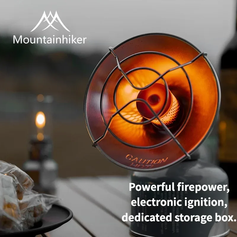 Mountaineer Outdoor Camping Mini Portable Gas Heater Stove for Ice Fishing Winter Hiking