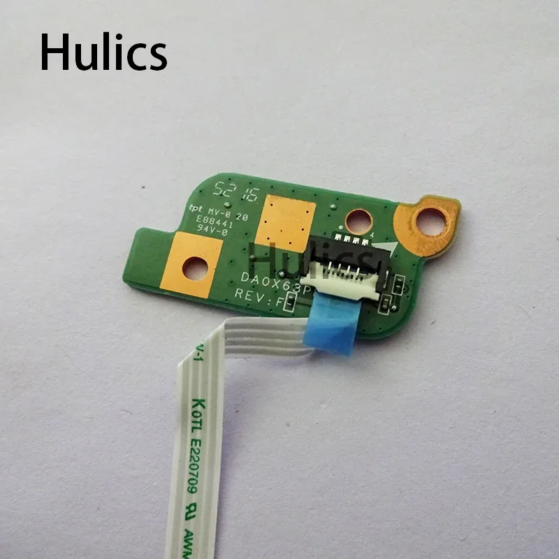 Hulics Used Laptop Power Button Board W/Cable HP ProBook 450 G3 DA0X63PB6F1