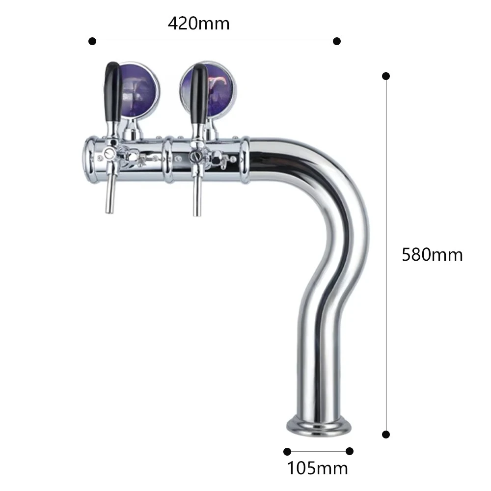 موزع بيرة ثنائي الاتجاه من الفولاذ المقاوم للصدأ، موزع مشروبات تجاري عالي الجودة