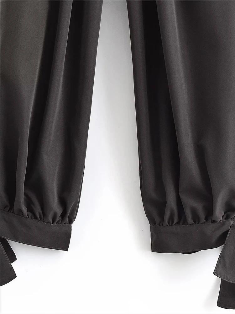 Pantalones nuevos de otoño para mujer, moda femenina 2025, pantalones de pierna ancha de cintura alta de Color sólido, pantalones de ocio de calle alta para mujer ﻿