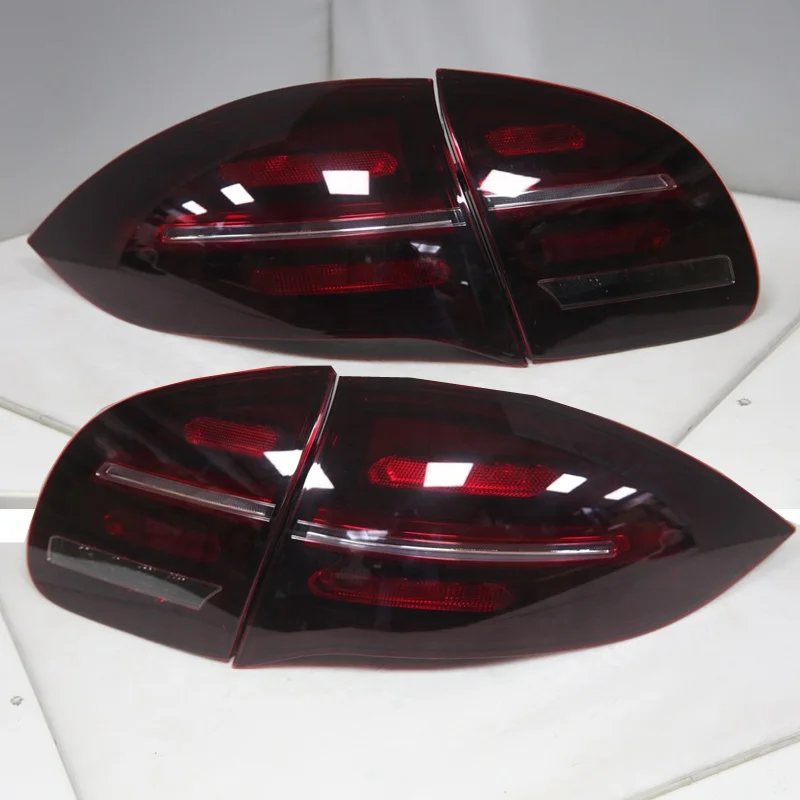 

For Porsche for Cayenne LED Rear Light Tail Lamp Dark Red Color 2011-2014 SN