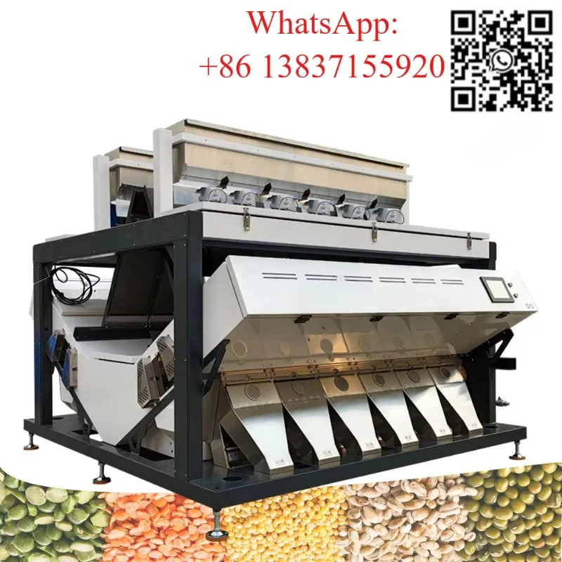 Custom Nut Processing Machine Color Sorter Shelling Dehulling Hazelnut Walnut Cashew Peanut Coffee Bean Sorter