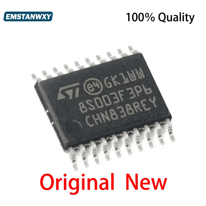 5PCS 100% NEW STM8S003F3P6TR STM8S003F3P6 package TSSOP20 8-bit microcontroller MCU MCU original spot