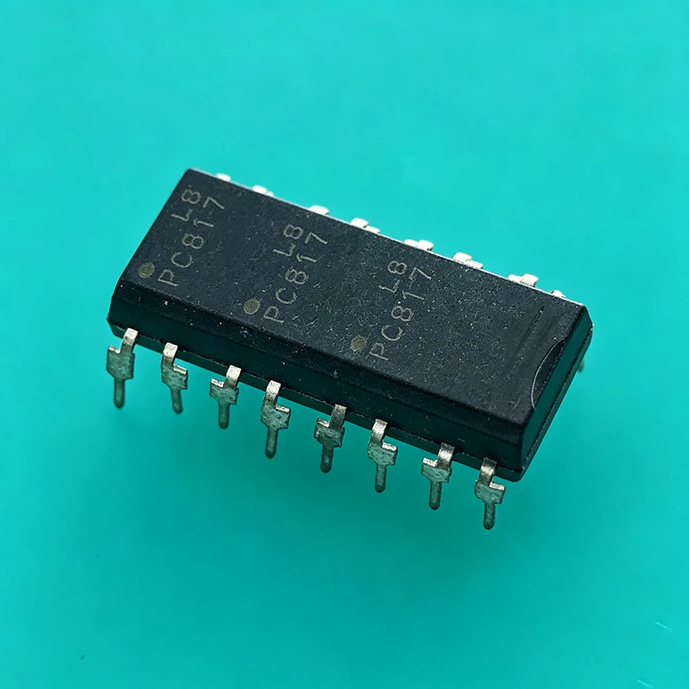 10pcs/lot PC817-4 PC847 DIP-16  opto-isolator transistor Photovoltaic Output line new original In Stock