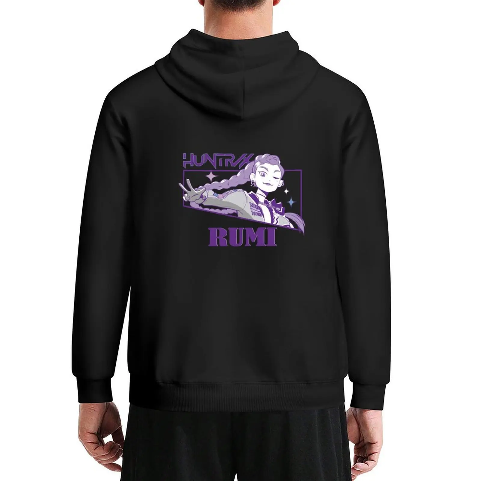 

Rumi - HUNTR/X - HUNTRIX - Kpop Demon Hunters Hoodie autumn clothes men's autumn clothes men wear men clothes mens hoodie