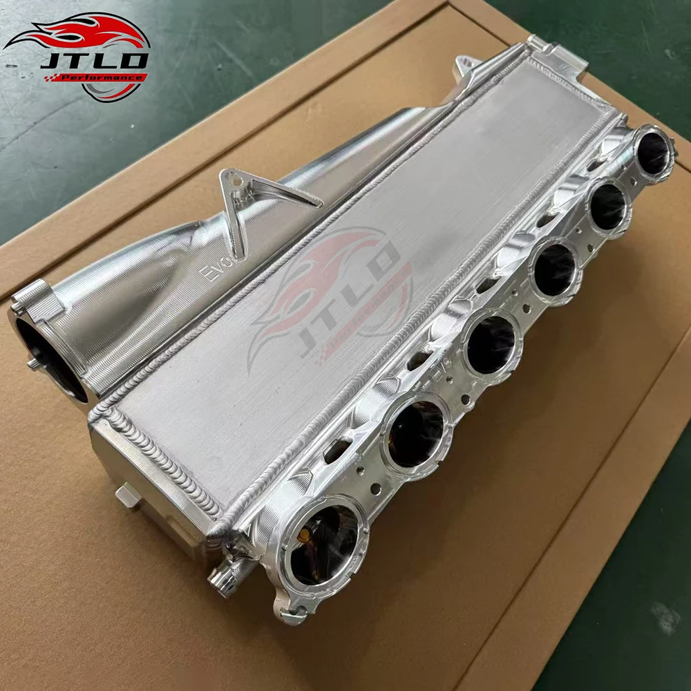CNC Intake Manifold For BMW B58 B58TU EVO Upgrade 115mm Large Thickness With Fuel Rail & Heat Shield Spacer For CSF Intercooler