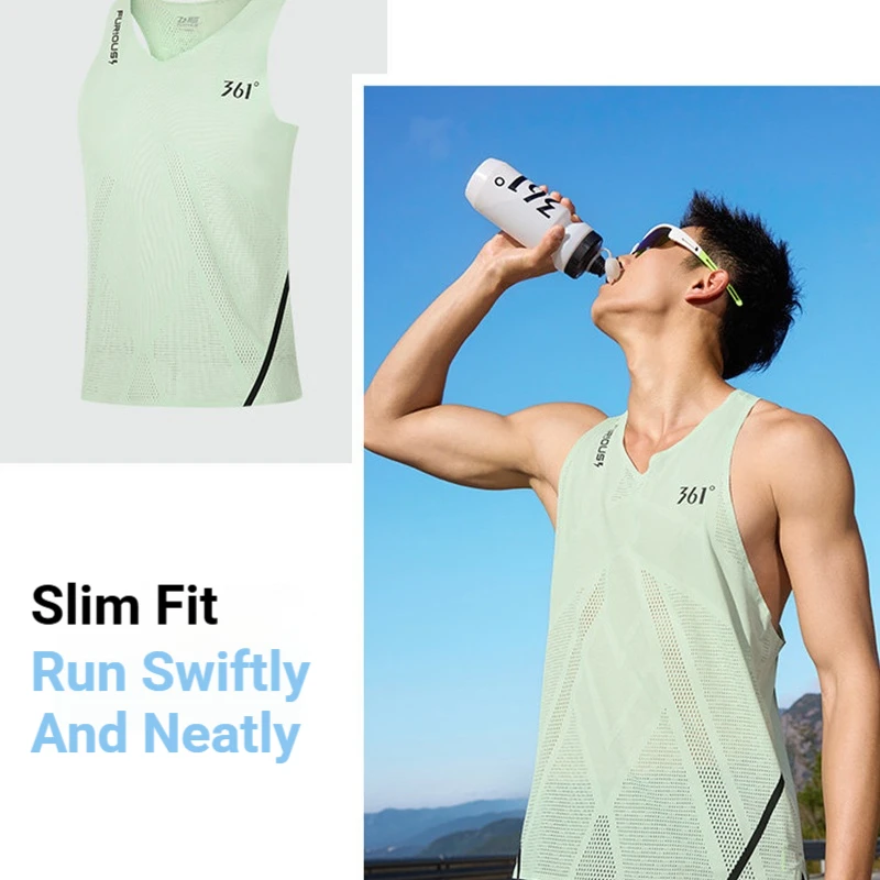 361 Degrees Furious Men Sports Vest Light Slim Fit Fast-drying Breathable Training Marathon Running Workout Sleeveless 652622502 view 3