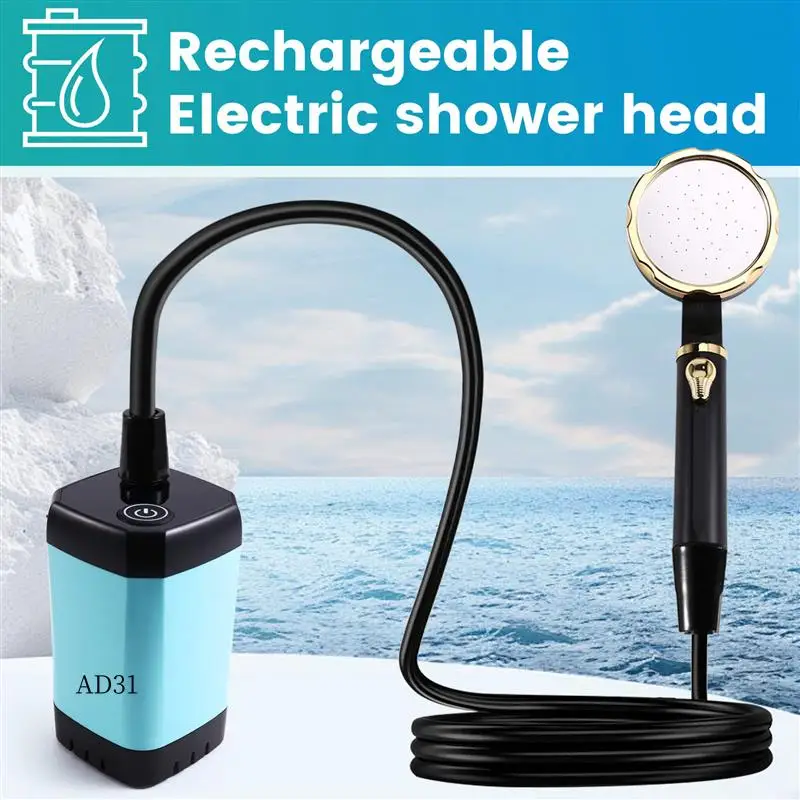 

New-Outdoor Construction Site Dormitory Simple Shower Portable Camping Shower Pump Camping Portable Shower 9000 Capacity