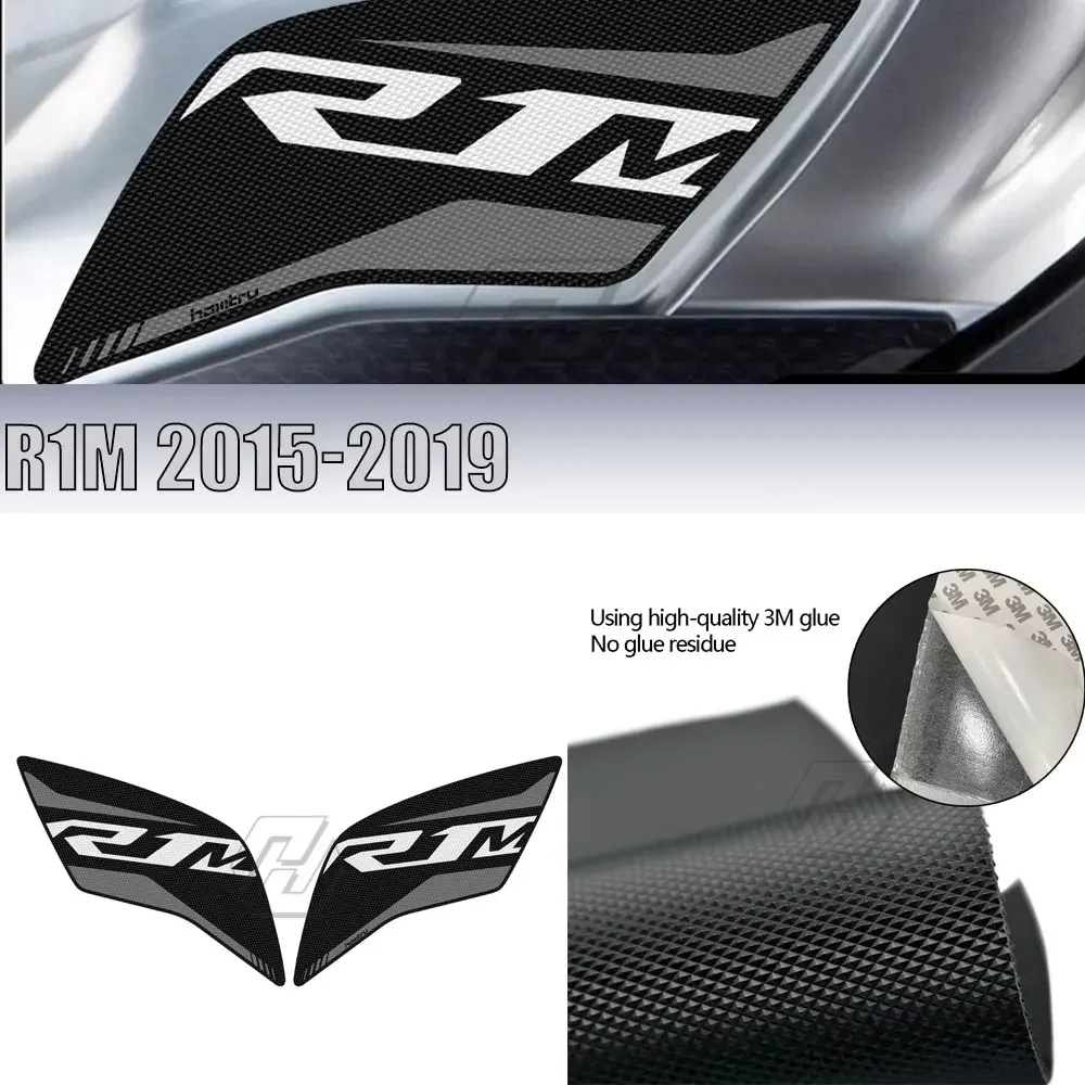 

For Yamaha YZF R1M 2015-2019 Motorcycle Accessorie Side Tank Pad Protection Knee Grip Mat