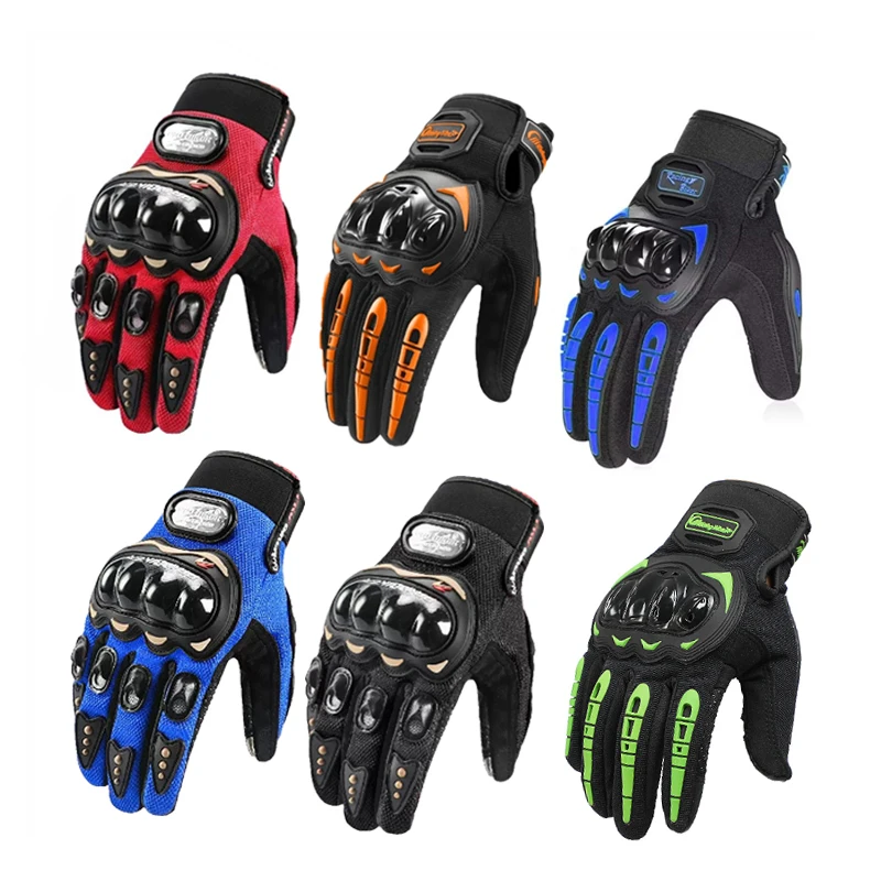 

Motorcycle Riding Gloves Full Finger Non-Slip Breathable Motocross Racing Touchscreen Gloves Biker Resistant Glove for Men Women