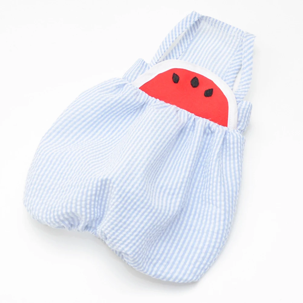 

Watermelon Suspender Pants Pet Clothing Outfits Apparel for Dogs Dress Clothes Small