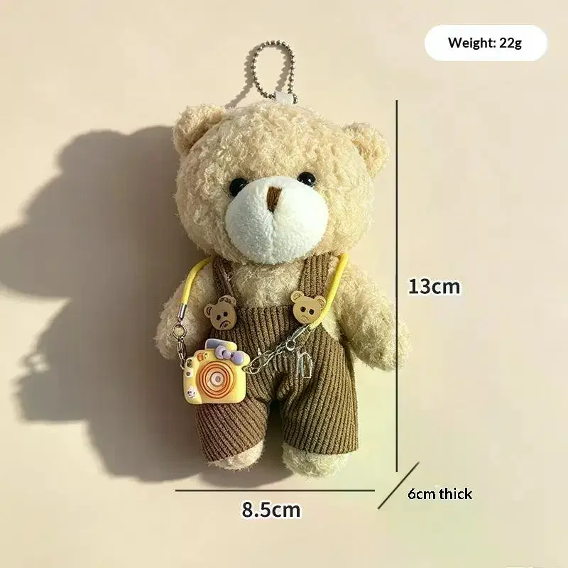 Women's Bag Charms Cute Korean Cartoon Kawaii Sweet Kawaii Plush Bag Accessories Multifunctional Keychain Pendants