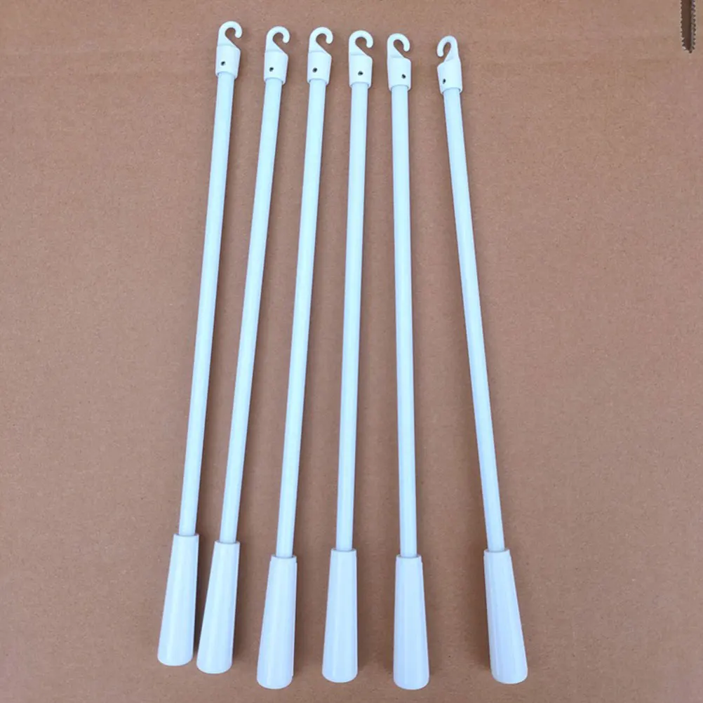 

6Pcs Blind Wand Replacement Hooks Design Safe Material Easy Install Home Office Hotel Use Blind Wand