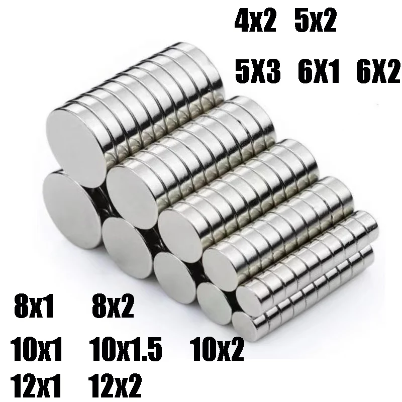 4X2 6x2 5x2 6x1 5X3 Magnet Hot Round Magnet Strong Magnets Super Rare Earth Neodymium Magnet 3x2 8X2 10X2 12X2