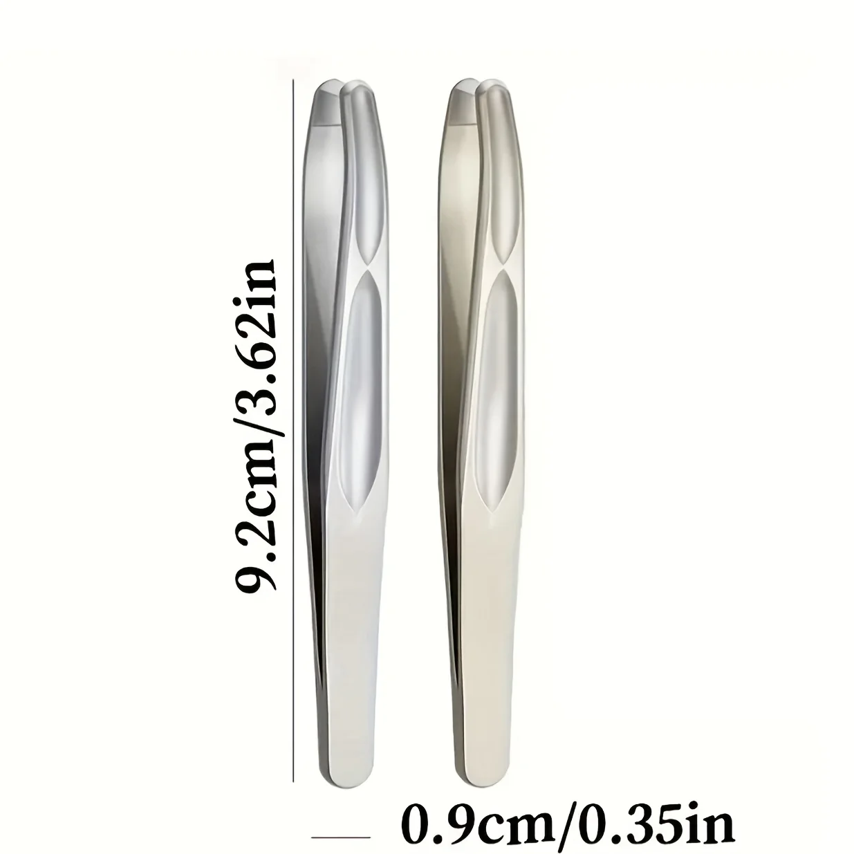 Premium pincet met ronde kop voor wenkbrauwen en gezichtsontharing Naadloze clips Kort haar Precisie baardclip