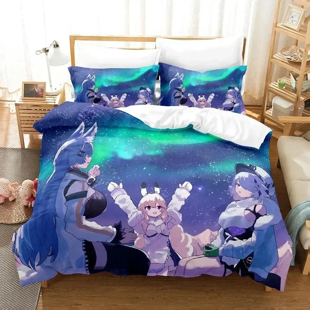 

Anime Echocalypse Game Printed Bed Set Duvet Cover Pillowcase Bedding Set Bed Linen Sheet Quilt Cover Full Queen King Size