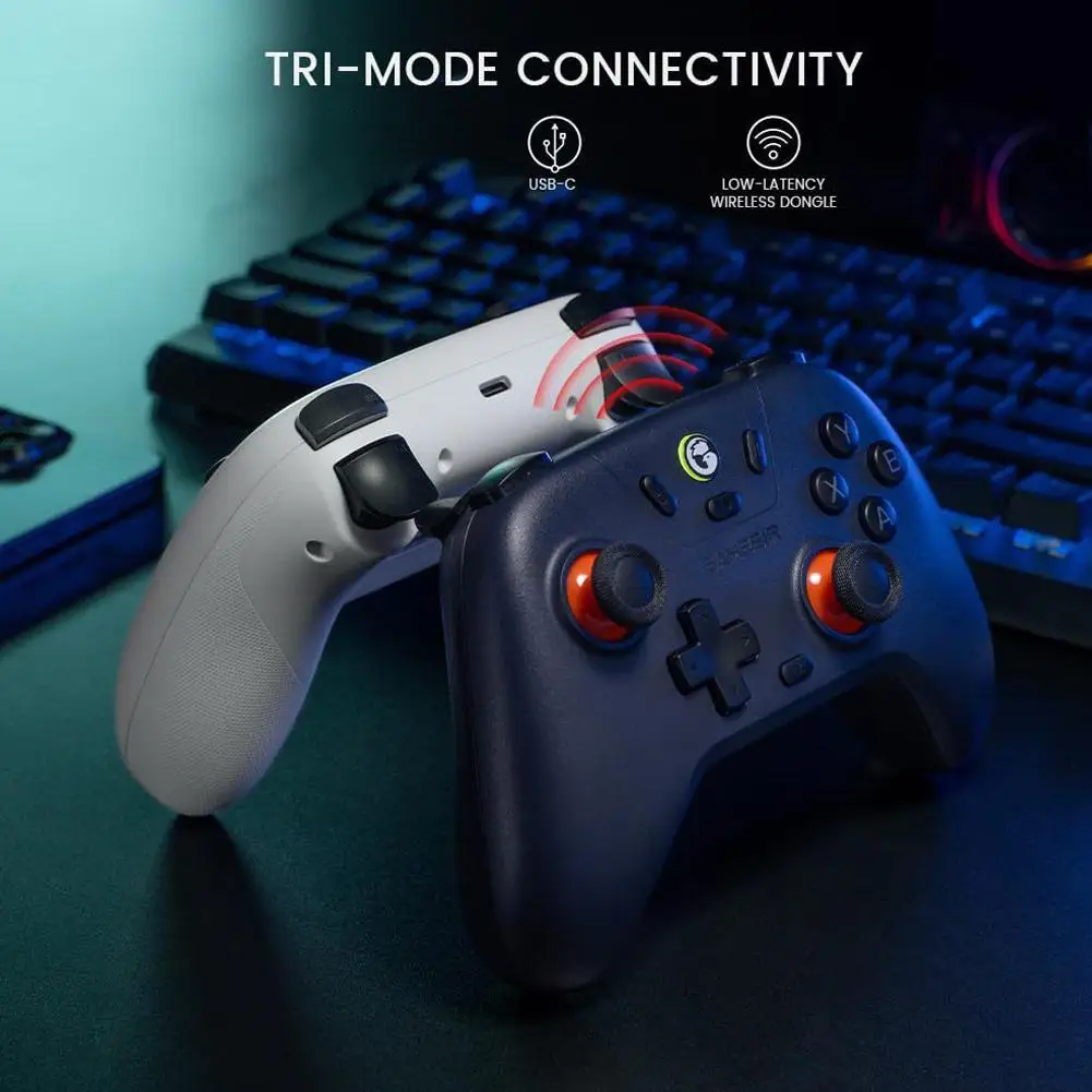 

For Gamsir Venusstar T4 Nova Lite Dopamine Bluetooth 2.4G Tri-mode Wireless Game Controller Game Controller Hall Joystick PC/Sta
