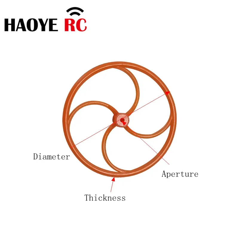 Haoye 10 Pcs Landing Gear Super Light Wheel D30mm For Light Aircraft/Micro Aircraft For RC Airplane Replacement Accessory