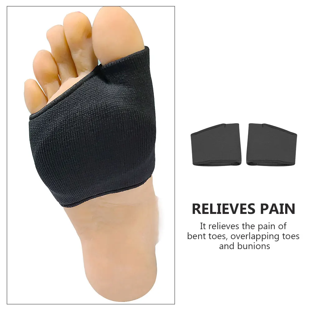

Forefoot High heel Insoles Black Anti skid Protection Lightweight Breathable Promote Circulation Relieve Pain Comfort