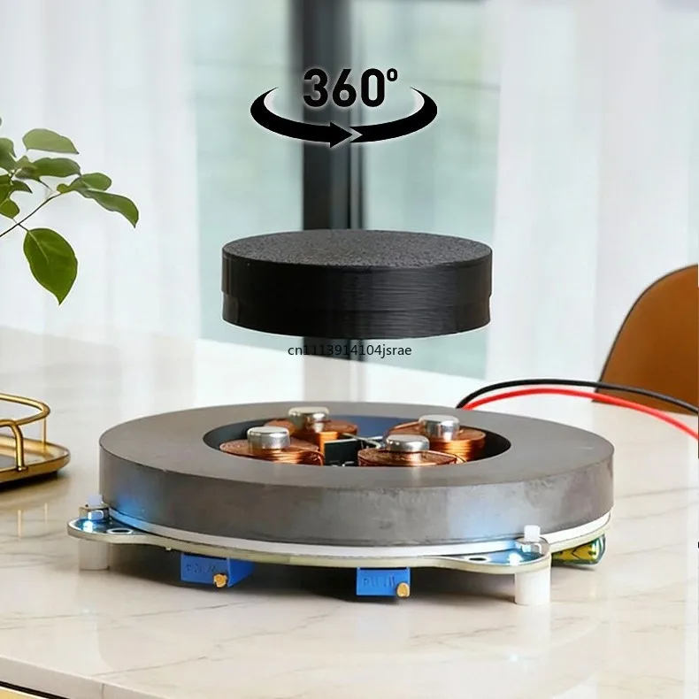 Magnetic Levitation Module Movement Accessories DIY 500-1000g Large Load-Bearing Black Technology Magnetic Levitation Ornament
