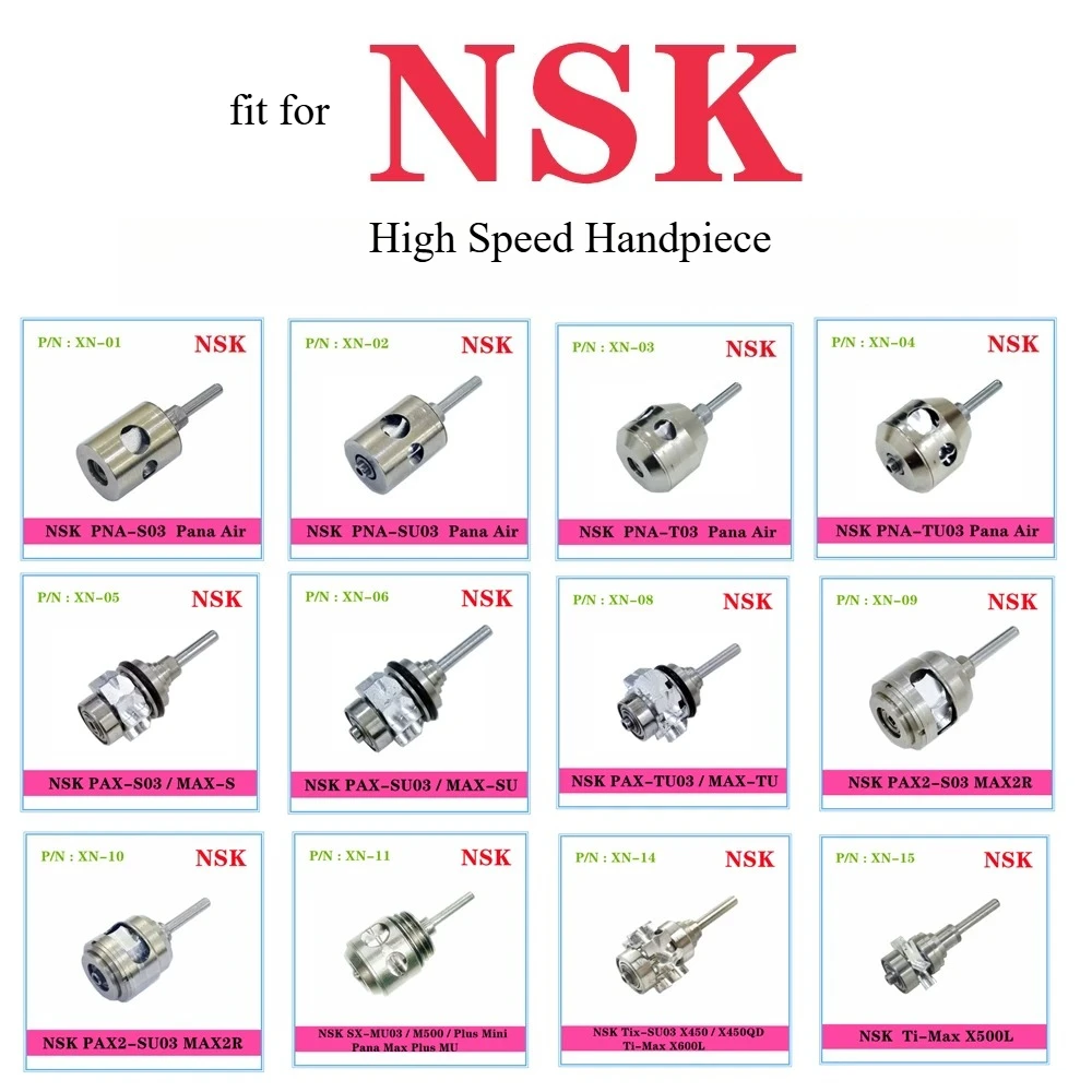 Dental Turbine Cartridge Rotor Fit for NSK High Speed Handpiece Dentistry Accessories NSK PANA MAX SU/TU MAX2R X450QD MAX PLUS