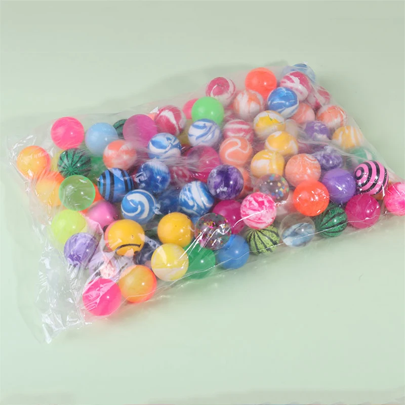 10/20/30 pièces Mini balle gonflable enfants intérieur extérieur balles de saut élastiques jouets balle flottante oeuf torsion Machine jouet pour enfants TMZ