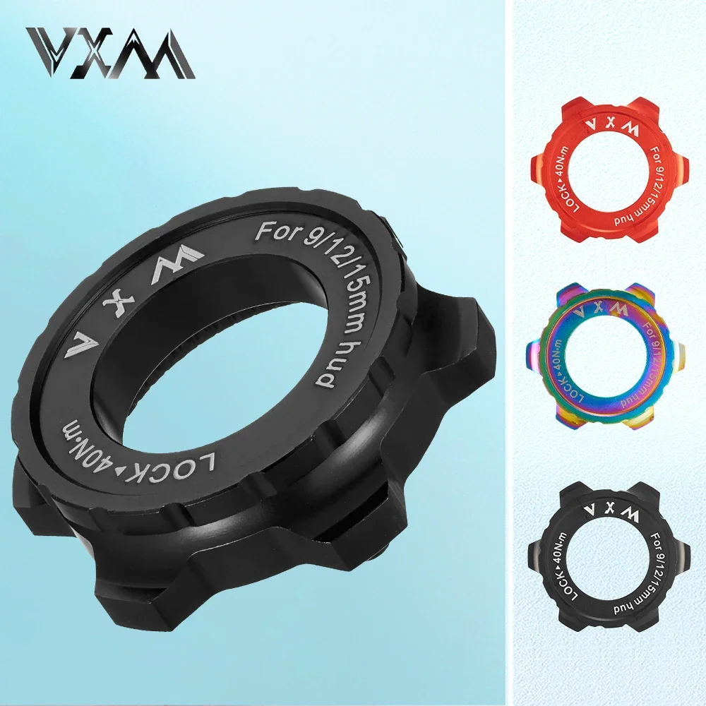 VXM 1 szt. Adapter centralnego zamka rowerowego na 6 otworów Konwersja centralnego zamka roweru górskiego 6-śrubowy wirnik hamulca tarczowego Akcesoria rowerowe