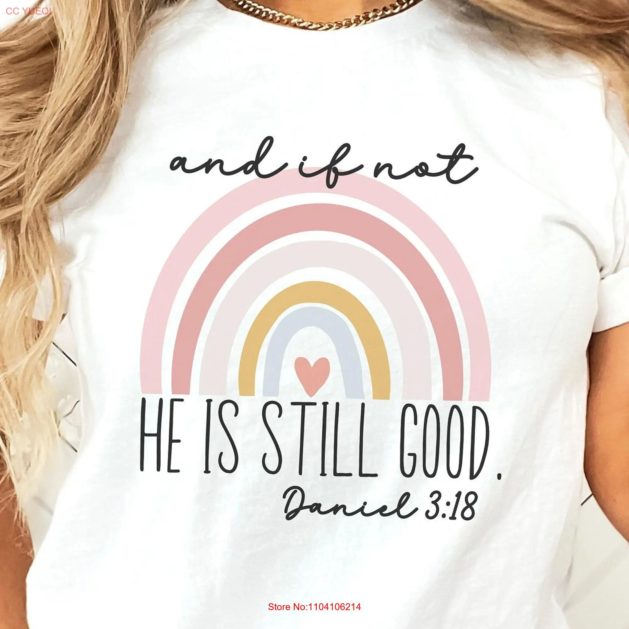 And if Not He is Still Good T Shirt IVF Womens Religious Bible Verse Infertility Bold Christian for her