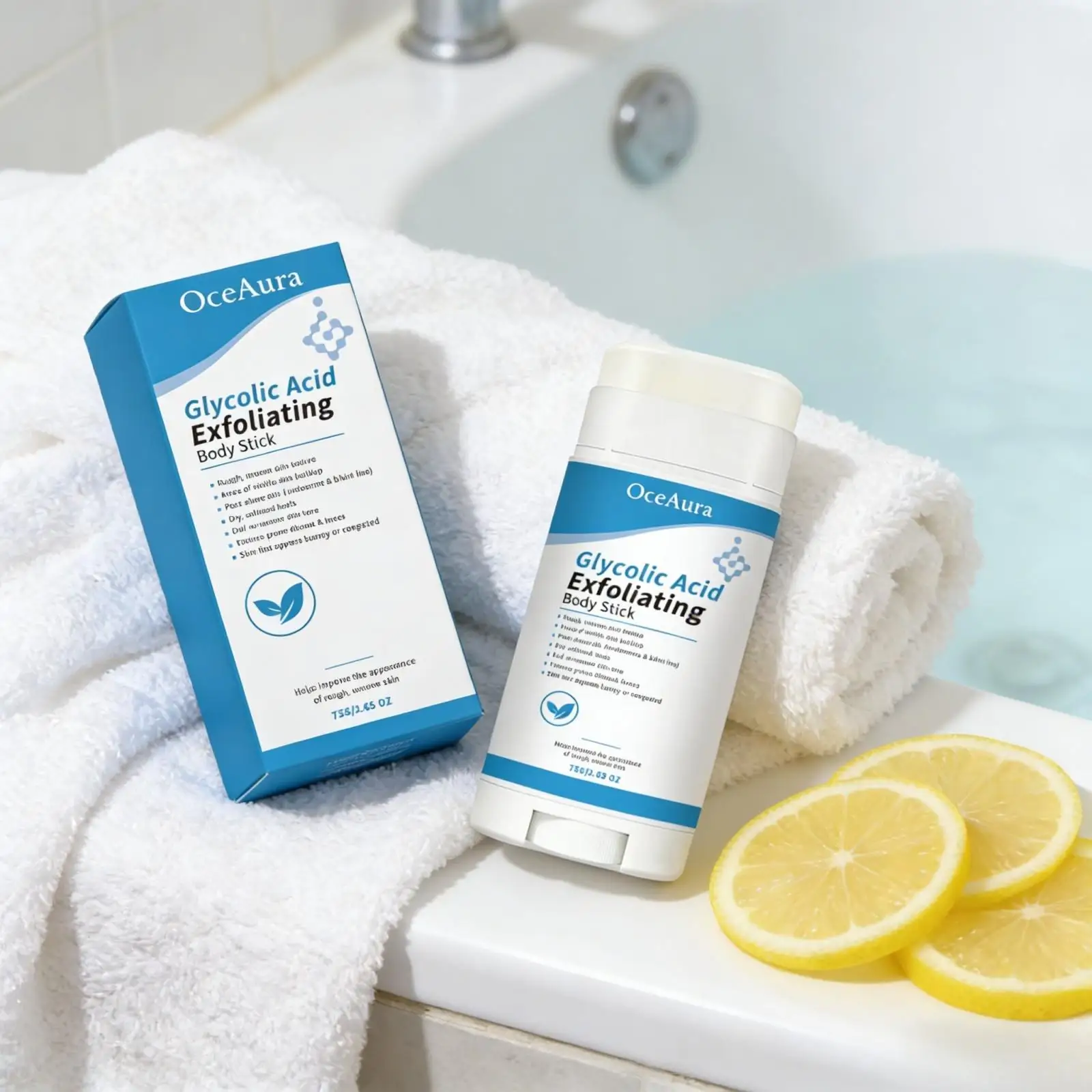 

Glycolic Acid Exfoliating Body Stick Dead Skin Remover Lighten Skin Exfoliator Rough Skin Remover Malic Acid Cream Moisturizer