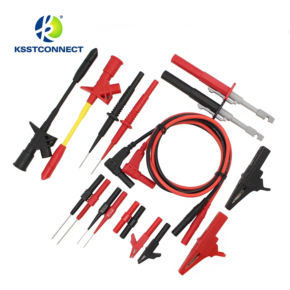 

DMM09 9Pairs/Set Elektronische Specialiteiten Test Lead kit Automotive Test Probe Kit Universal Multimeter probe leads kit