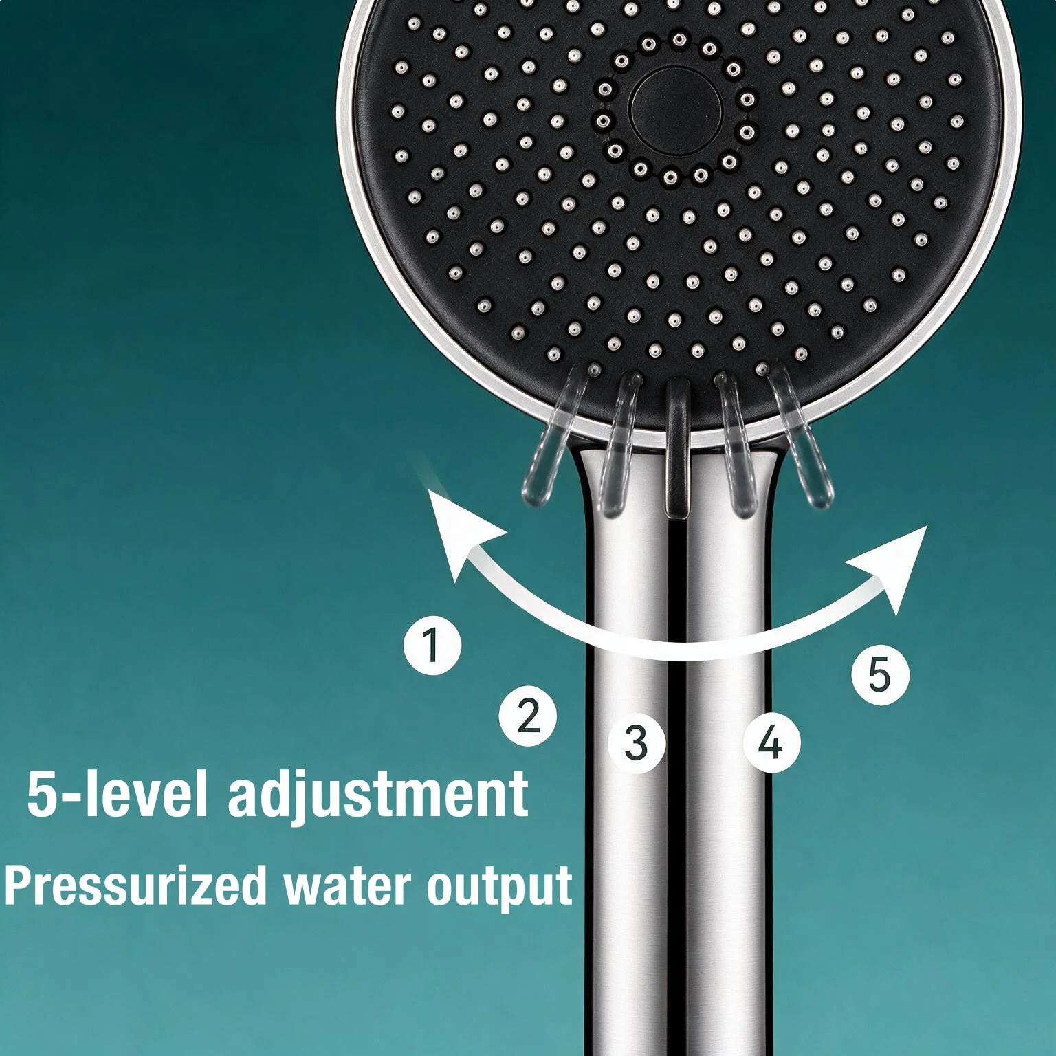 Pommeau de douche à main 5 mod - High Pressure Shower Head Handheld avis et prix