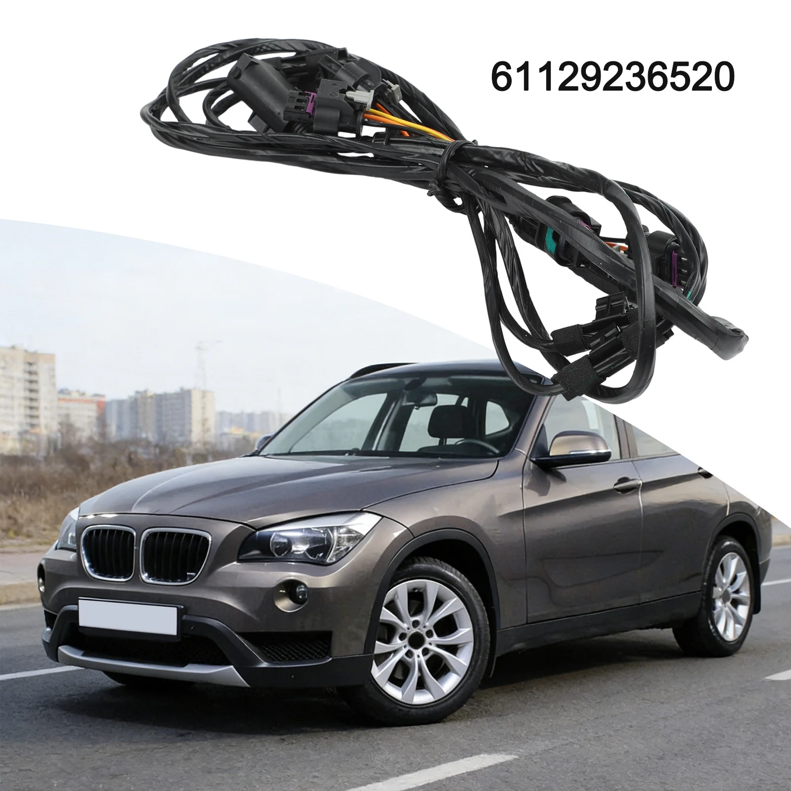 Black for pdc Wire Harness Factory Specification Perfect Match Easy Installation Plastic Construction For BMW X1 E84